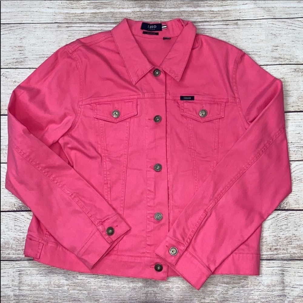 Customized Izod Jean Jacket